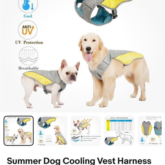 Size Large Cooling Vest For Dogs - Picture 12 of 14